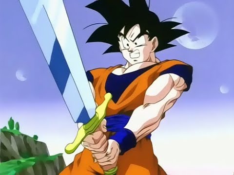 DRAGON BALL Z Goku usando a Espada Z HD PT BR