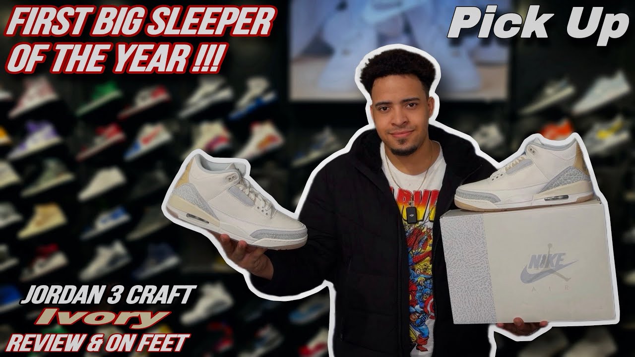 Everyone Slept On The Jordan 3 Craft Ivory - Review & On Feet + Pick Up ...