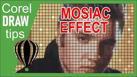Creating a mosaic effect in CorelDraw