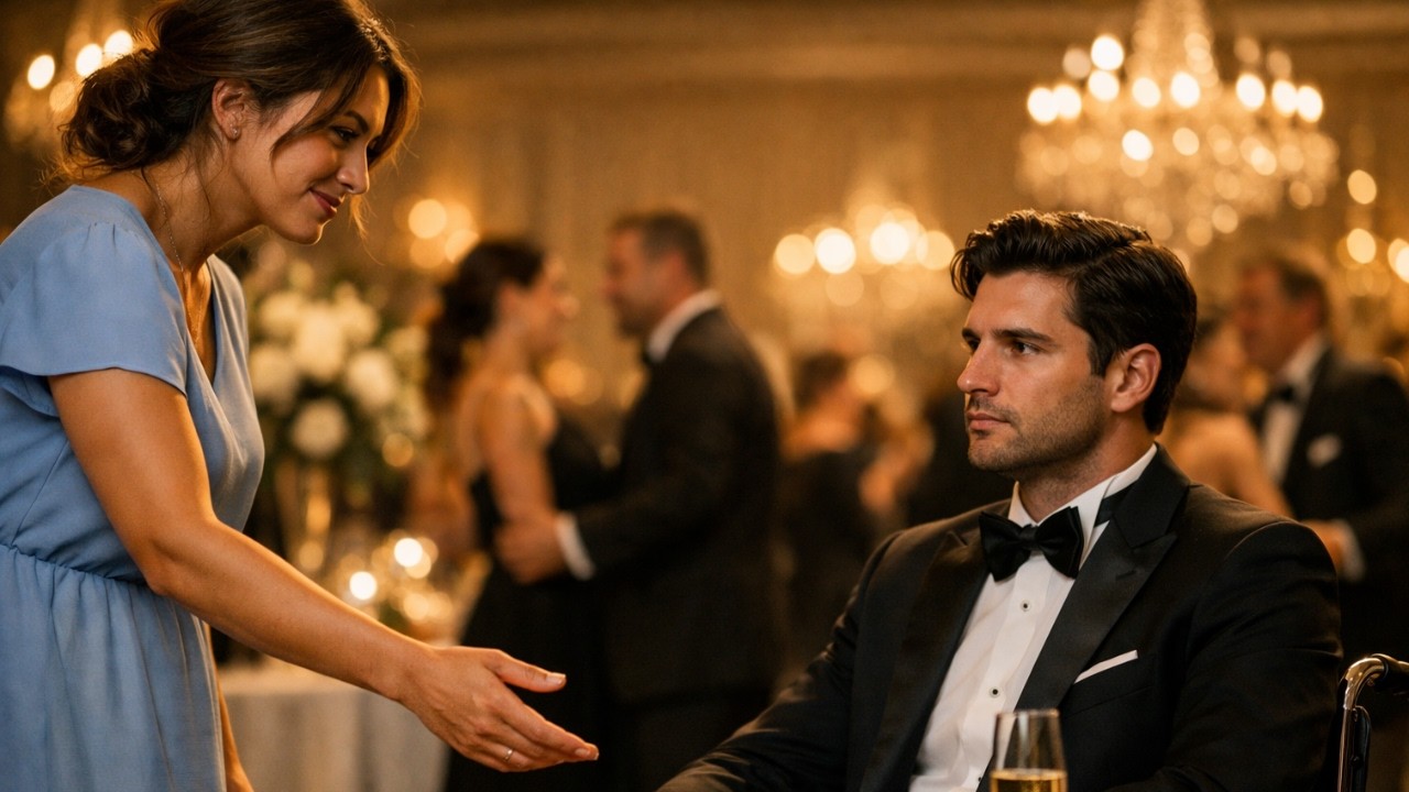 He Was the Richest Man at the Wedding… and the Loneliest in a Wheelchair — Until a Single Mom Chose