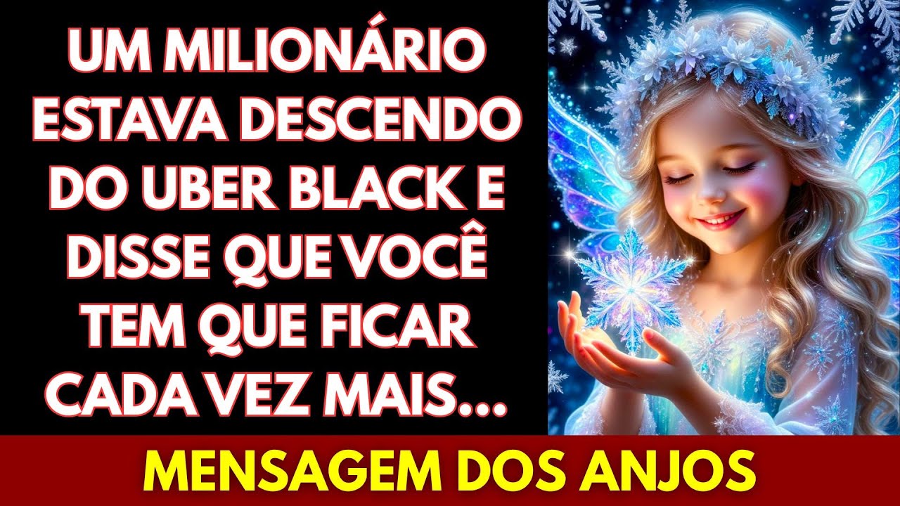 UM MILIONÁRIO ESTAVA DESCENDO DO UBER BLACK E DISSE QUE VOCÊ TEM QUE FICAR CADA VEZ MAIS...