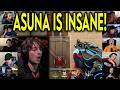Valorant Streamers React To 100T Asuna Insane 1v2 CLUTCH Against KRU In VCT