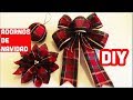 Como hacer moños de Navidad para decorar el árbol / DIY /How to make christmas bows for the tree
