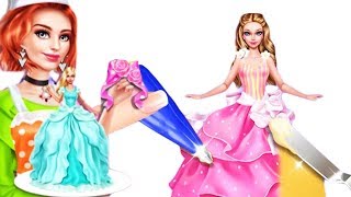 Fashion Doll Doll Cake Bakery Make your Sweet Dress up Makeover Friends games for kids screenshot 5