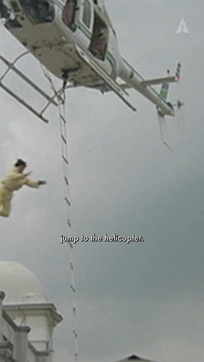 Jackie Chan's Most Terrifying Stunt Ever in 'Super Cop'