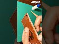 How to use burnishing gum on leather edges. #leather