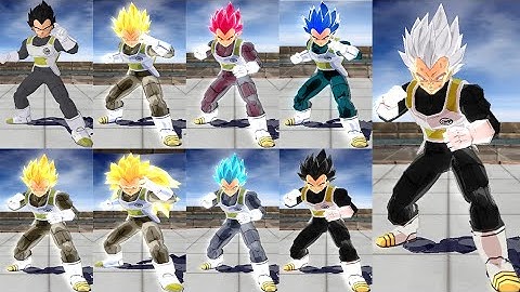 Download pack vegeta capsule corp all forms | Dragon ball z budokai tenkaichi 3 | MOD