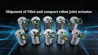 Testing and shipping of mini and compact robot joint actuator