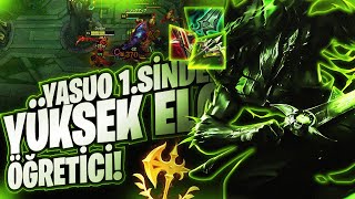 TR YASUO 1.SİNDEN YÜKSEK ELO YASUO ÖĞRETİCİ!! | TRYNDAMARE VS YASUO! | League Of Legends