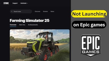 Farming simulator 25: Not launching on epic games - (Quick fix)