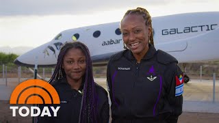 Motherdaughter on their historic journey to space: 'So much peace'