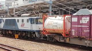 EF64 1015号機牽引稲沢発名古屋タ行3091レ名古屋通過