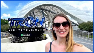 First Time on TRON! Magic Kingdom Vlog, New Ride, New Merch l Walt Disney World Florida aclaireytale