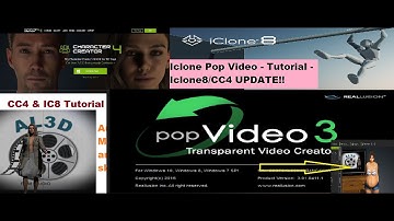 Iclone8 / CharacterCreator4 POP VIDEO Tutorial- New UPDATE!