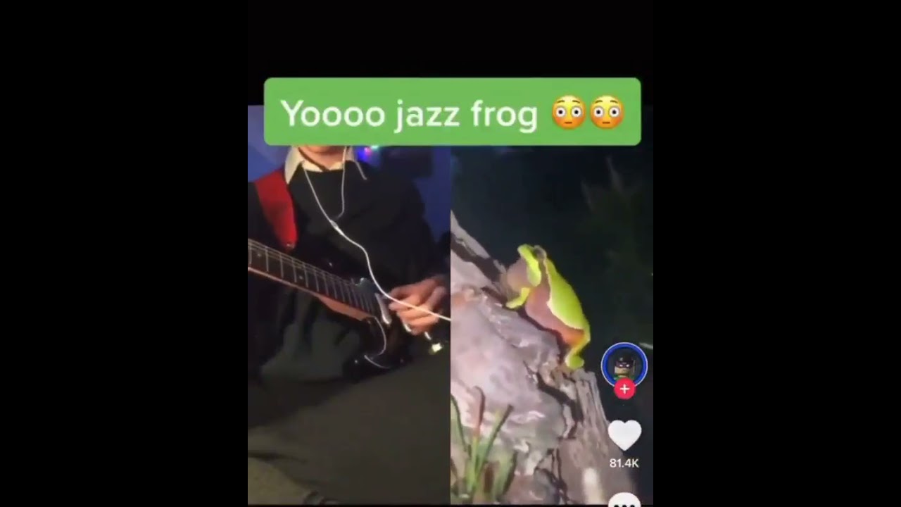 Jazz Frog Got A Band TikTok. Shy little frog singing along to this fun tune