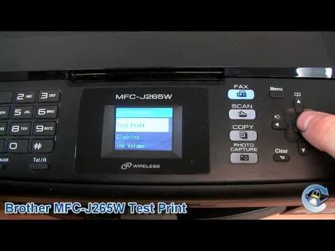 How to do a Print Quality Test on Brother MFC-J265W