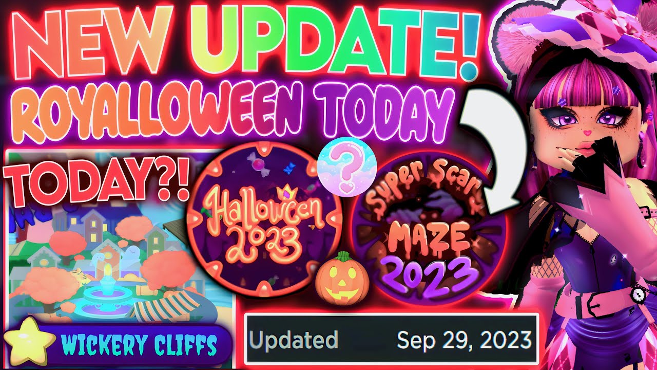 NEW HALLOWEEN ROYALE HIGH UPDATE ADDED NEW BADGES! ROYALLOWEEN COMING