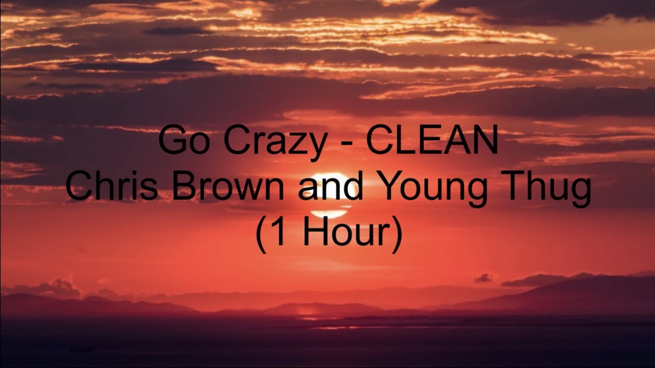Go Crazy by Chris Brown and Young Thug (1 Hour CLEAN w/ lyrics) 
