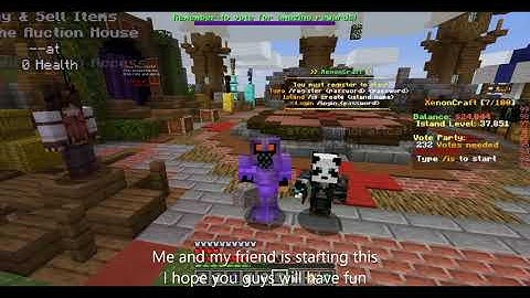 Starting minecraft series in Xenoncraft