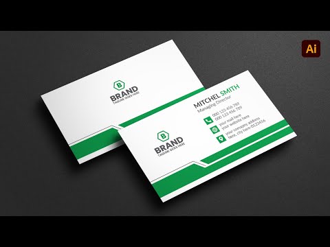 Business Card Design in Adobe Illustrator
