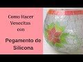 Como Hacer Venecitas o Teselas Transparentes con Pegamento de Silicona, imitación vidrio cortado