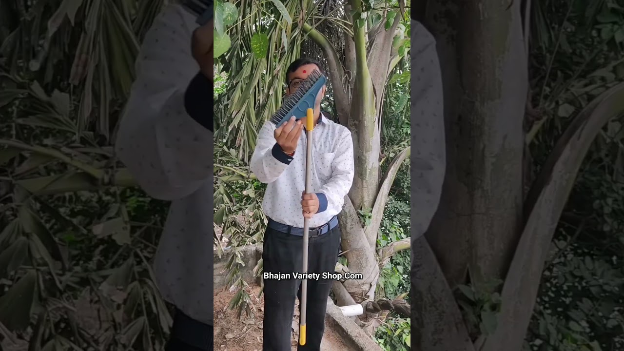 Bathroom Cleaning Brush with Wiper  3 in 1 Long Handle 180° Rotate Bathroom Floor Cleaning Brush