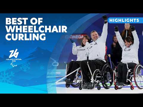 Best Moments of Wheelchair Curling 🥌 | Milano Cortina 2026 Paralympic Winter Games ❄️🏔️