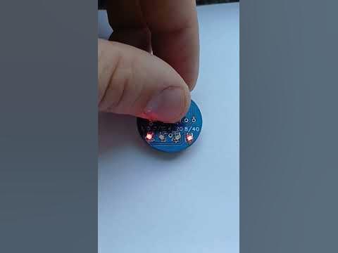 Мій бінарний годинник на #ATtiny13 - YouTube