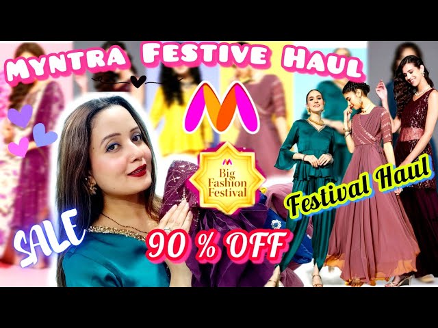 myntra dress review|indo western dress|myntra EORS sale|ethnic wear -  YouTube