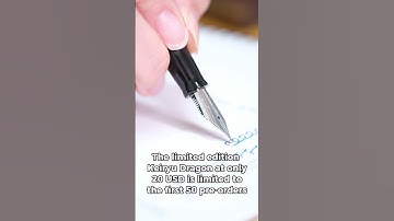 Keiryu Dragon Nib #writing #japan #calligraphy #fountainpen