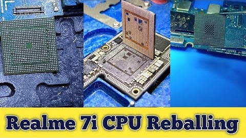 Mtk Cpu & eMMC Reballing And Installation || CPU Reball Tutorial || @mobilerepairingwala