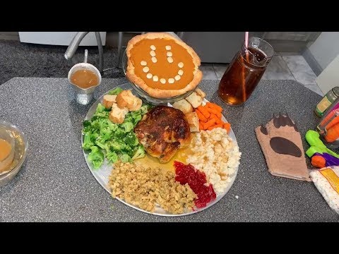 Huge 10,000 Calorie Thanksgiving Feast Demolished By Fitness Fanatic