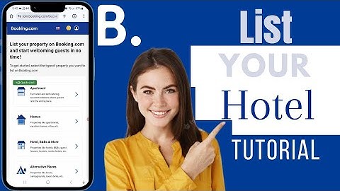 How To List Your Hotel On Booking.com | Add Your Hotel To Booking.com