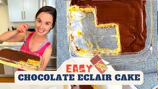 Easy No-Bake Eclair Cake