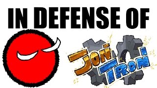 In defense of JonTron | a red circle defends JonTron