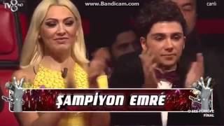 O SES TÜRKİYE  BİRİNCİSİ EMRE SERTKAYA SEÇİLME ANI !!!! Resimi