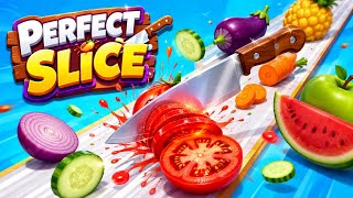 Perfect Slice 🍰🍅🍉🍫 Live Gameplay | Super Satisfying Cutting | part-102 screenshot 1