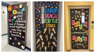 Classroom Door Decoration Ideas 📚🎨✨ | Cute, Creative & Easy School Door Decor