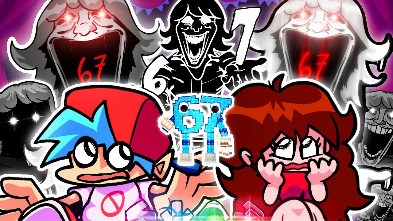 FNF NEW 67 MEME HORROR VS 67 Kid | FUNK A BRAINROT - YouTube