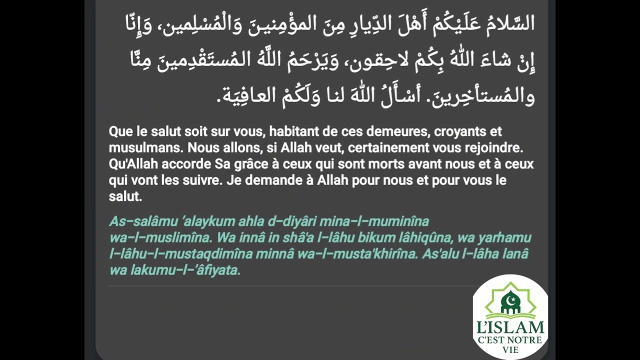 En visitant le cimetière 