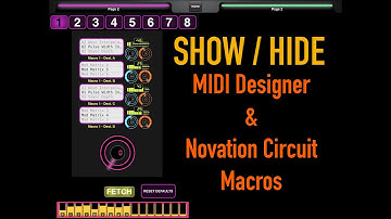 BITESIZE MACROS - NOVATION CIRCUIT - MIDI DESIGNER - STREAMBYTER AUv3 - AUM
