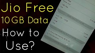 Jio Free 10GB Add-On Data ko Kaise istemal kare? | Hindi - हिंदी screenshot 3