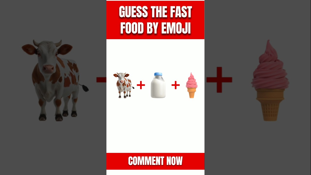 Emoji fast food test 