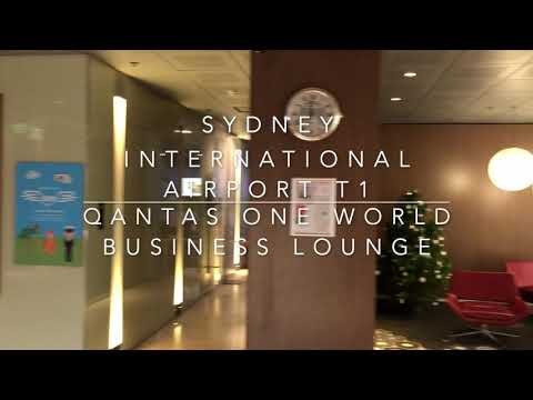 Qantas International Business Lounge Sydney T1