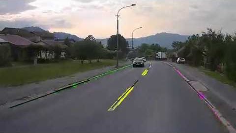 Mobile Road Mapping Software - Road Axes Detection
