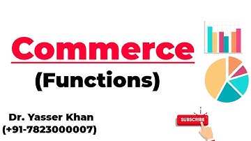 Commerce | Functions Of Commerce | Business Studies | Meaning Of Commerce | Economics | CUET UGC