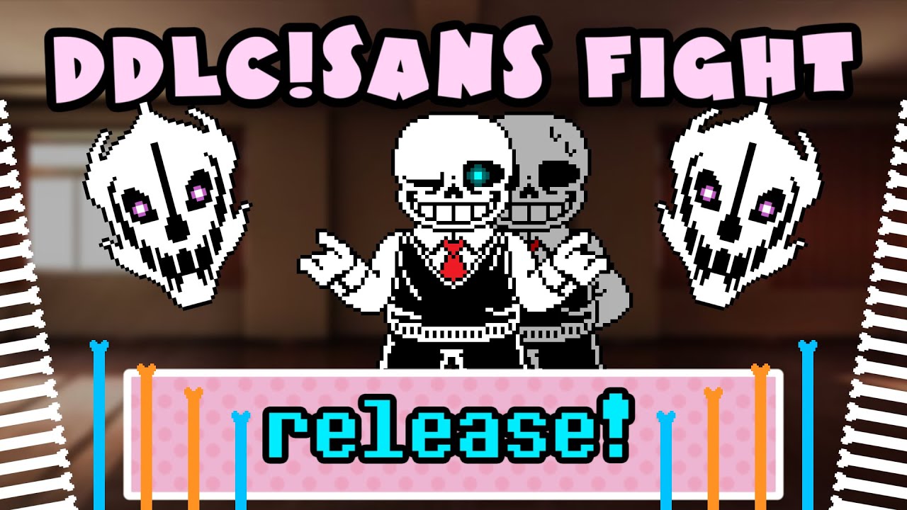 Dust!DDLC Sans battle (Dust Sans Fight) Undertale FanGame 