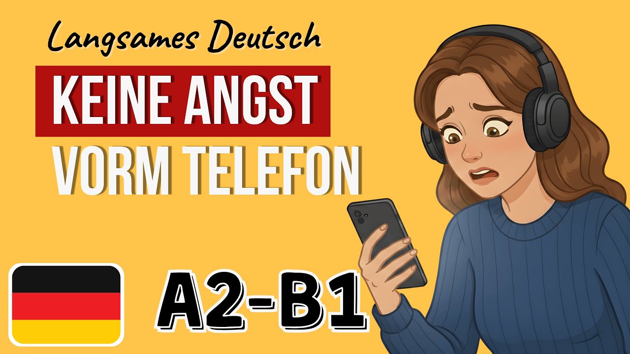 📞 Разговоры по телефону на немецком без страха! Говори уверенно (A2–B1)