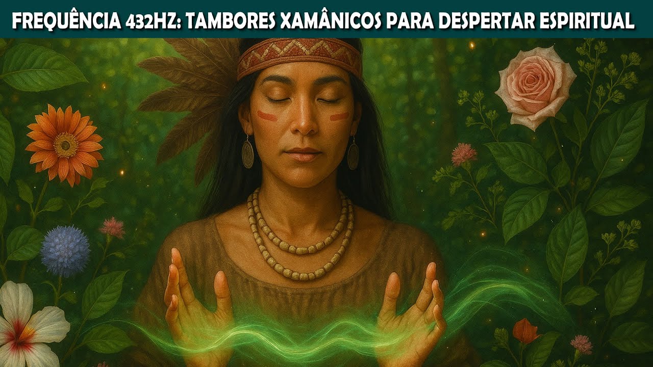 🌿 Chamado da Floresta | Música e Tambores Xamânicos com Frequência 432Hz | Para Despertar Espiritual