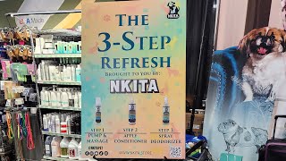 Demoing the 3-Step Refresh at the Nkita booth at Intergroom